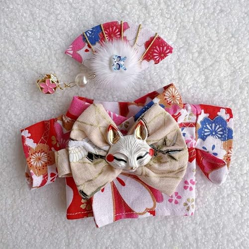 Kleidung für 17 cm große Puppe (nur Kleidung) - Bunte Kimono-Kleidungssets, niedlicher Anzug, Kleidung Outfits für La-Bu-Puppe, 17 cm Zubehör von Cikiki