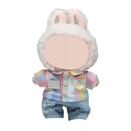 Kleidung für 17 cm große Puppe (nur Kleidung) – handgefertigte Jungen-Kleidungssets, niedlicher Anzug, Kleidung Outfits für Puppen, 17 cm Zubehör von Cikiki
