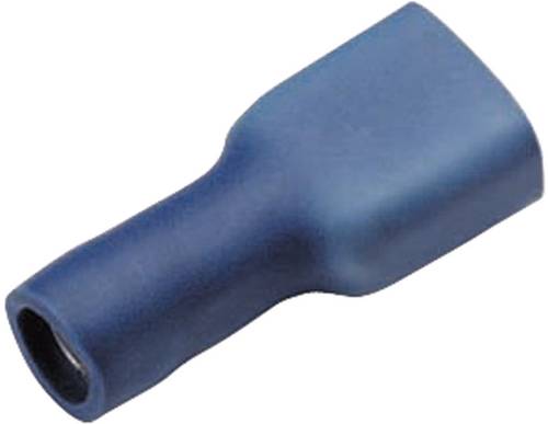 Cimco 180246 Flachsteckhülse Steckbreite: 2.8mm Steckdicke: 0.5mm 180° Vollisoliert Blau von Cimco