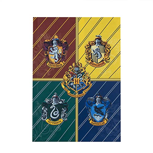Cinereplicas Harry Potter - Briefpapierset Hogwarts Häuser - Offizielle Lizenz von Cinereplicas