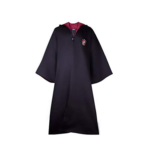 Cinereplicas Harry Potter - Hogwarts Zauberer-Umhang Slytherin/Ravenclaw/Hufflepuff/Gryffindor - XL - Offizielle Lizenz (Gryffindor, XL) von Cinereplicas