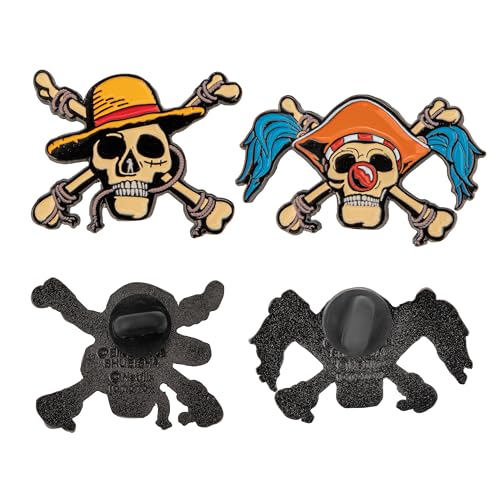 Cinereplicas One Piece - Satz von 2 Luffy und Buggy Pins - Offizielle Lizenz Cinereplicas One Piece - Satz von 2 Luffy und Buggy Pins - Offizielle Lizenz von Cinereplicas
