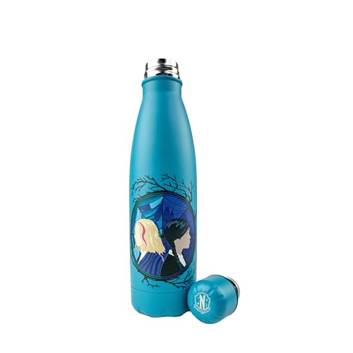 Cinereplicas Wednesday- Wednesday mit Enid 500ml Edelstahl isolierte Wasserflasche - Offizielle Lizenz Cinereplicas Wednesday- Wednesday mit Enid 500ml Edelstahl isolierte Wasserflasche - Offizielle Lizenz von Cinereplicas