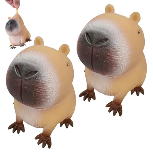 2 Stück Squeeze Toy Kapybara-Kugelfisch Anti Stress Stressbälle Capybara Squeeze Fidget Toys Niedliches Capybara-Quetschspielzeug, Rebound, Neuartiges Und Lustiges Geschenk Für Erwachsene Und Kinder 2 Stück Squeeze Toy Kapybara-Kugelfisch Anti Stress Stressbälle Capybara Squeeze Fidget Toys Niedliches Capybara-Quetschspielzeug, Rebound, Neuartiges Und Lustiges Geschenk Für Erwachsene Und Kinder von Cinsersr