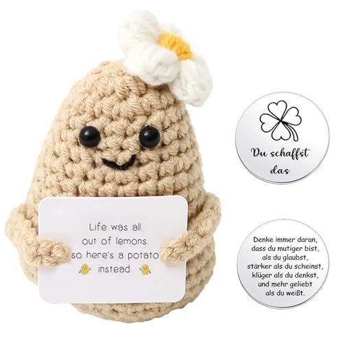 Cinsersr Positive Potato, Positive Kartoffel Deutsch, Positive Kartoffel, Positive Potato Deutsch, Lustige Positive Kartoffel Puppe Geschenk für Freunde Abschluss mit kleine Glücksmünze. Cinsersr Positive Potato, Positive Kartoffel Deutsch, Positive Kartoffel, Positive Potato Deutsch, Lustige Positive Kartoffel Puppe Geschenk für Freunde Abschluss mit kleine Glücksmünze. von Cinsersr