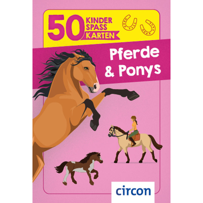 50 Kinderspaßkarten / Pferde & Ponys von Circon