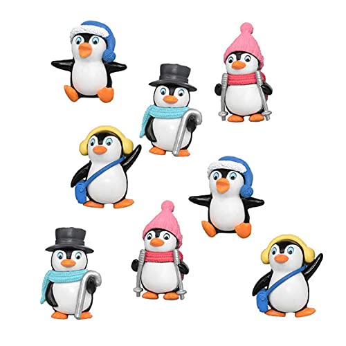 Cisixin Pinguin Figur 8 Stücke Mini Tier Spielset Pinguine Tischdekoration für Zuhause, Garten Dekor Cisixin Pinguin Figur 8 Stücke Mini Tier Spielset Pinguine Tischdekoration für Zuhause, Garten Dekor von Cisixin