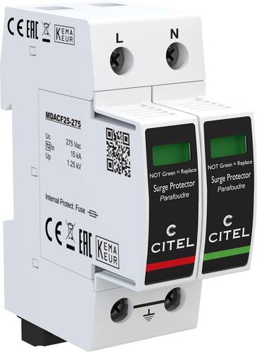 Citel 821410242 DACF25S-11-275 Kombiableiter Überspannungsschutz für: Verteilerschrank 25 kA 1St. von Citel