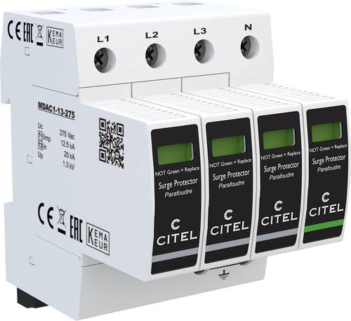 Citel 821710244 DAC1-13S-31-275 Kombiableiter Überspannungsschutz für: Verteilerschrank 50 kA 1St. von Citel