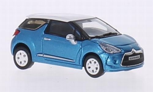 Citroen DS3, metallic-hellblau/weiss, 2010, Modellauto, Fertigmodell, Norev 1:87 Citroen DS3, metallic-hellblau/weiss, 2010, Modellauto, Fertigmodell, Norev 1:87 von Citroen