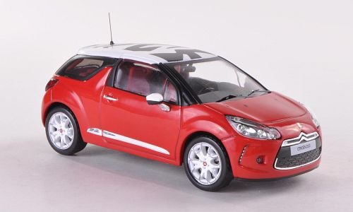 Citroen DS3, rot/weiss, 2011, Modellauto, Fertigmodell, IXO 1:43 von Citroen