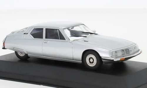 Citroen SM, Silber, 1970, Modellauto, Fertigmodell, WhiteBox 1:43 von Citroen