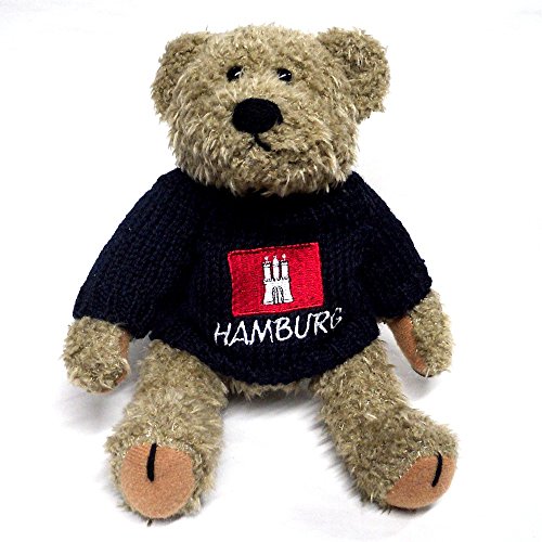 Hamburg-Teddy mit Pullover, ca. 21 cm - das süsse Hamburg-Souvenir von City Souvenir Shop
