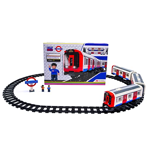 Offiziell Lizenziertes Londoner U-Bahn-Ziegelstein-Set – CityBrix baubares Modellspielzeug für Kinder und Sammler – Transport für London Offiziell Lizenziertes Londoner U-Bahn-Ziegelstein-Set – CityBrix baubares Modellspielzeug für Kinder und Sammler – Transport für London von CityBrix