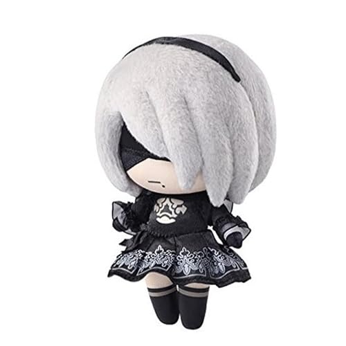 Anime 2B Plüschfigur 2Byorha Anime Weiches Plüsch 23cm 2Bautomata Manga Plüschtiere Nr.2 Typ B Baumwolle Kissen Umarmung Kissen Dekoration Sammlerstück Geschenk Anime 2B Plüschfigur 2Byorha Anime Weiches Plüsch 23cm 2Bautomata Manga Plüschtiere Nr.2 Typ B Baumwolle Kissen Umarmung Kissen Dekoration Sammlerstück Geschenk von Ciyoulio