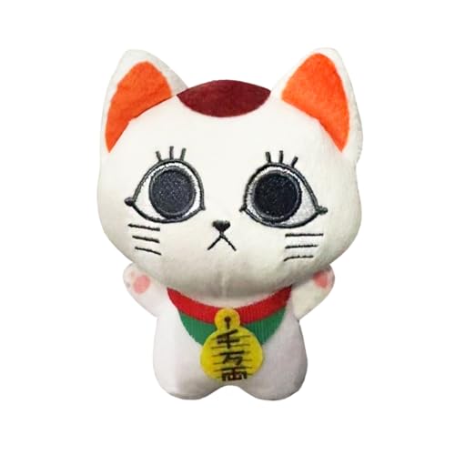 Ciyoulio Anime Plushies Turbo Oma Plüschfigur Katze Stofffigur Niedliche Cartoon-Figur Plüsch-Anhänger Tasche Charm Sofakissen Kissen Schlafzimmer Dekoration Geschenk 10 cm von Ciyoulio