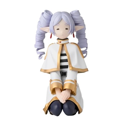 Ciyoulio Frieren Figur Modell Curly Hair Style Anime Statue 10CM Sitzen Pose Mädchen Actionfigure, Desktop Ornament Sammler Geschenk für Fans Ciyoulio Frieren Figur Modell Curly Hair Style Anime Statue 10CM Sitzen Pose Mädchen Actionfigure, Desktop Ornament Sammler Geschenk für Fans von Ciyoulio