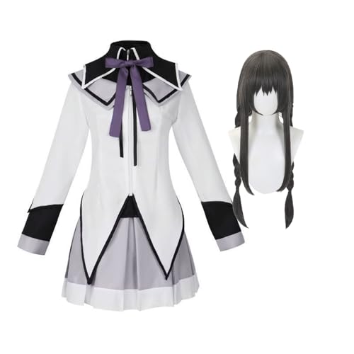 Ciyoulio KanameMadoka Akemi Homura Cosplay Kostüm Mami Tomoe Miki Sayaka Anime Cosplay Uniform Frauen Outfits Rollenspiel Kampfanzug Anime Kostüm Halloween Karneval Party von Ciyoulio