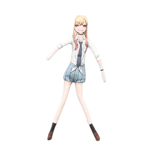 Ciyoulio Kitagawa Marin Stofffigur Shizuku Kuroe, Plüschfigur, drehbar, lustige Cartoon-Figur, PP-Baumwolle, Wurfkissen, Anime-Plüsch, Heimdekoration, Geschenk, 28 cm von Ciyoulio