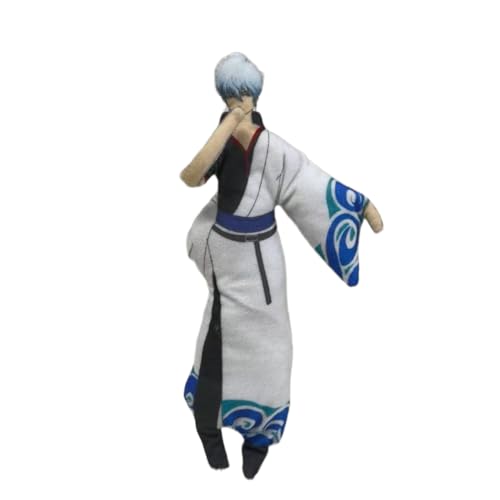 Ciyoulio Sakata Gintoki Plüschfigur, Kagura/Katsura Kotarou, weiche gefüllte Figur, drehbar, lustig, gefüllte Anime-Plüschfigur, Cartoon-Figur, Heimdekoration, Geschenk, 26 cm von Ciyoulio