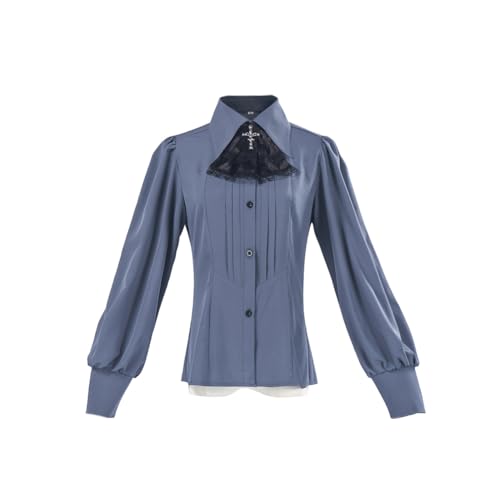 Ciyoulio Viktorianische Bluse Gothic Hemd Steampunk Shirt Mittelalter Kostüm Damen Vintage Lolita Unterwäsche Top Halloween Cosplay Kostüm Karneval Ciyoulio Viktorianische Bluse Gothic Hemd Steampunk Shirt Mittelalter Kostüm Damen Vintage Lolita Unterwäsche Top Halloween Cosplay Kostüm Karneval von Ciyoulio