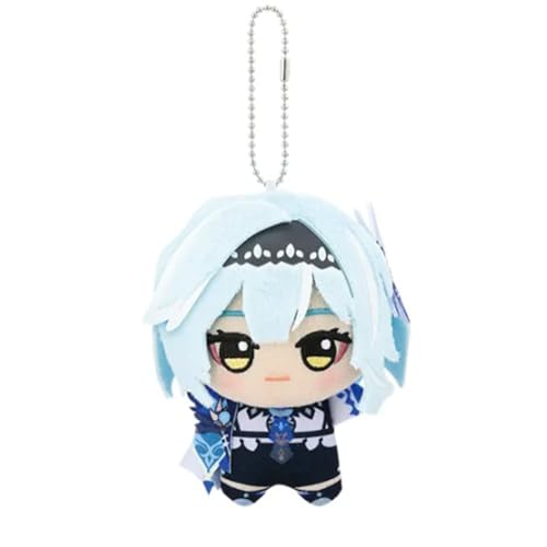 EULA Anime gefüllte stehende Manga Charakter niedliche PP Baumwolle Stoff Anhänger Schlüsselanhänger Auto Tasche Dekoration 10CM von Ciyoulio