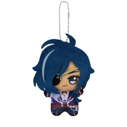 Kaeya Anime gefüllte stehende Manga Charakter niedliche PP Baumwolle Stoff Anhänger Schlüsselanhänger Auto Tasche Dekoration 10CM von Ciyoulio
