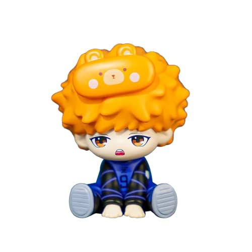 Kunigami Rensuke Action Figur Anime Q Figur Sitzende Pose Statue Mini Modell 8CM PVC Cartoon Figurine Collectibles Sammelgeschenke von Ciyoulio
