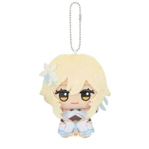 Lumine Anime gefüllte stehende Manga Charakter niedliche PP Baumwolle Stoff Anhänger Schlüsselanhänger Auto Tasche Dekoration 10CM von Ciyoulio