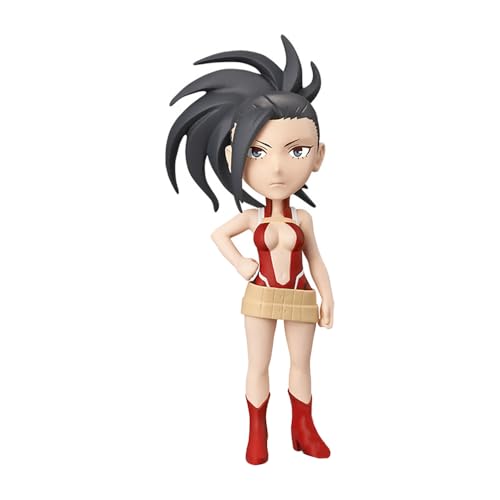 MHA Momo Yaoyorozu Anime Q Figur Modell stehende Pose Statue Niedliche PVC Charakter Action Figuren Cartoon Desktop Dekoration Geschenke 7CM von Ciyoulio