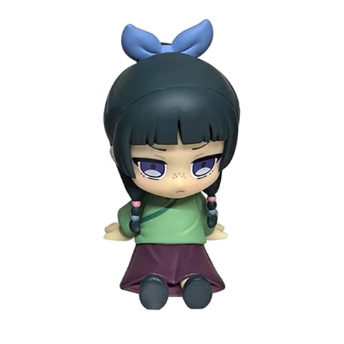 Maomao Anime Figur Jinshi Action Figur Mini Sitzen Pose Nette Cartoon Charakter PVC Modell Dekoration Sammler Desktop Ornamente Geschenk 6CM von Ciyoulio