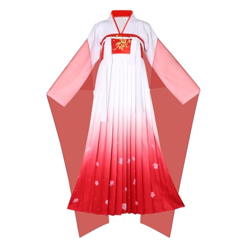 Maomao Cosplay Kostüm Maomao Rollenspiel Rotes Kleid Hanfu Komplettes Set Damen Outfits Anime Karneval Halloween Kostüm von Ciyoulio