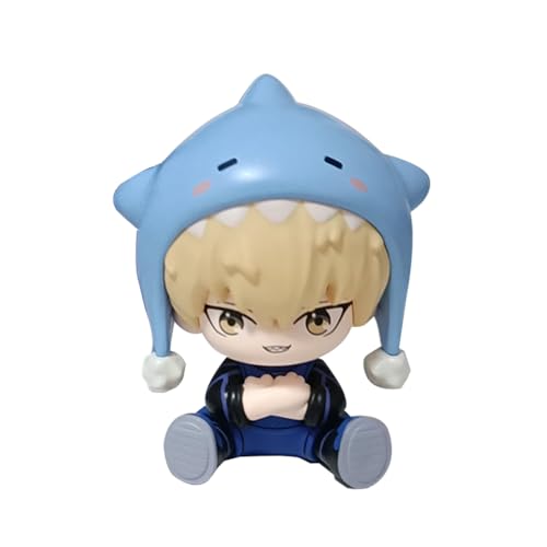 Raichi Jingo Action Figur Anime Q Figur Sitzende Pose Statue Mini Modell 8CM PVC Cartoon Figurine Collectibles Sammelgeschenke von Ciyoulio