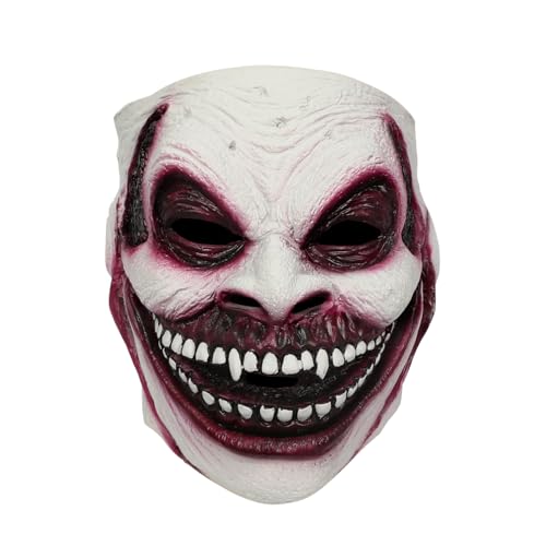 Claofoc The Fiend Bray Wyatt Cosplay Maske gruseliges Halloween voller Kopf Latex realistische Dämonen Gesichtsmaske Halloween Ghostface Kostümzubehör von Claofoc