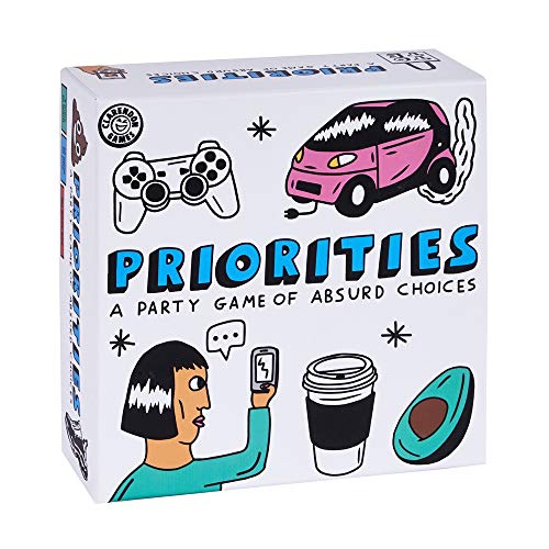 Clarendon Games Prioritäten: Das lustige Neue Partyspiel der absurd Choices das jeden zum Lachen bringt, Partyspiele für Erwachsene und Teenager - Kartenspiele Clarendon Games Prioritäten: Das lustige Neue Partyspiel der absurd Choices das jeden zum Lachen bringt, Partyspiele für Erwachsene und Teenager - Kartenspiele von Clarendon Games