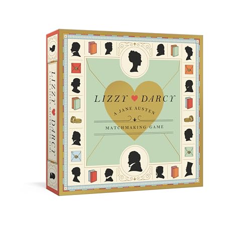 Clarkson Potter Lizzy Loves Darcy: A Jane Austen Matchmaking Game: Board Games von CROWN