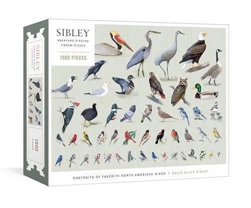 Clarkson Potter Sibley Backyard Birding Puzzle: 1000-Piece Jigsaw Puzzle with Portraits of Favorite North American Birds : Jigsaw Puzzles for Adults von CROWN