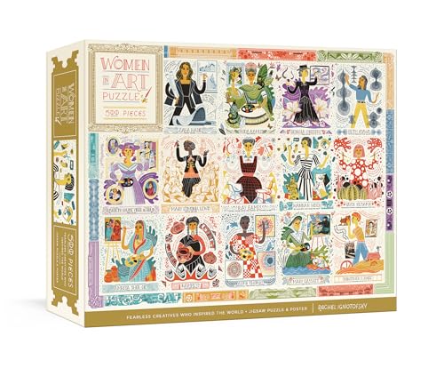 Clarkson Potter Women in Art Puzzle: Fearless Creatives Who Inspired The World 500-Piece Jigsaw Puzzle and Poster: Jigsaw Puzzles for Adults and Jigsaw Puzzles for Kids von Clarkson Potter