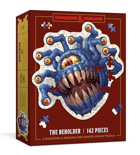 Dungeons & Dragons Mini Shaped Jigsaw Puzzle - The Beholder Edition: 142-piece Collectible Puzzle for All Ages von Clarkson Potter