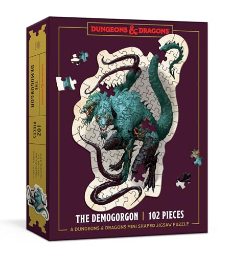 Dungeons & Dragons Mini Shaped Jigsaw Puzzle - The Demogorgon Edition: 102-piece Collectible Puzzle for All Ages von Clarkson Potter