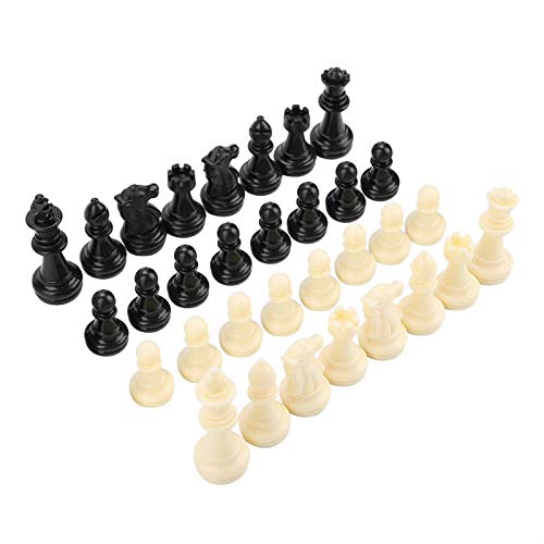 Schachfiguren-Ersatzmagnetschach, langlebiges Unterhaltungswerkzeug 32-teilige Schachfigur, für Kinder für Erwachsene von Clasken