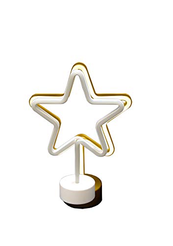 Classic Line 0896-017 LED Neon-Licht Stern Weihnachten, Höhe ca. 30 cm, weiß Classic Line 0896-017 LED Neon-Licht Stern Weihnachten, Höhe ca. 30 cm, weiß von Classic Line