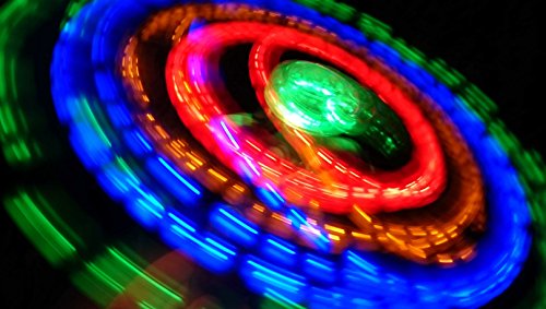 Classic Line LED Mega Wirbler Disco Balls Kugel ROT, Blau (rot) von Classic Line