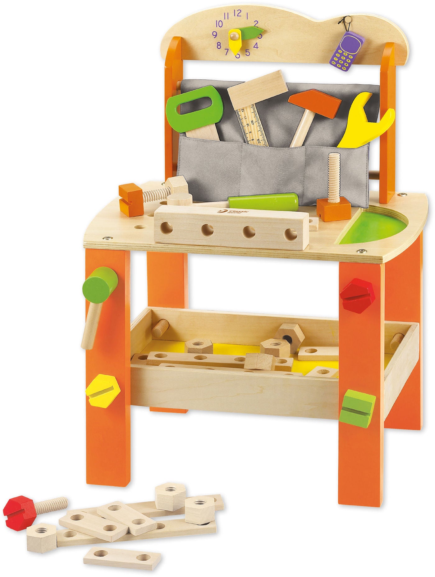 Classic World Arbeitsbank, Orange Classic World Arbeitsbank, Orange von Classic World