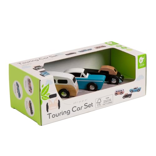 Classic World Holzspielzeug Autos Set - 3 Stück - FSC Holz von Classic World