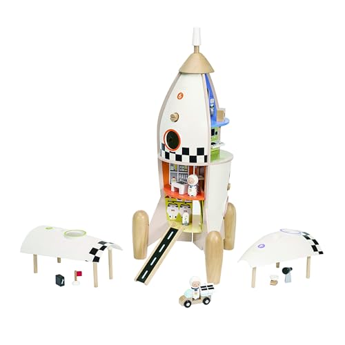Classic World Spielzeug Rakete | Spielzeug ab 3 Jahre | Rakete Spielzeug 69 cm hoch, weiß | Raketen Spielzeug für Kinder | Kinder Rakete Spielzeug 12 Räume | Kinderspielzeug Jungs und Mädchen Classic World Spielzeug Rakete | Spielzeug ab 3 Jahre | Rakete Spielzeug 69 cm hoch, weiß | Raketen Spielzeug für Kinder | Kinder Rakete Spielzeug 12 Räume | Kinderspielzeug Jungs und Mädchen von Classic World