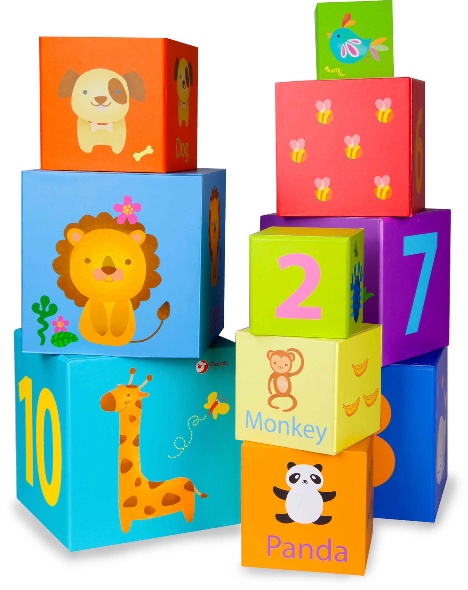 Classic World Stapelwürfel Zahlen, Babyspielzeug Classic World Stapelwürfel Zahlen, Babyspielzeug von Classic World