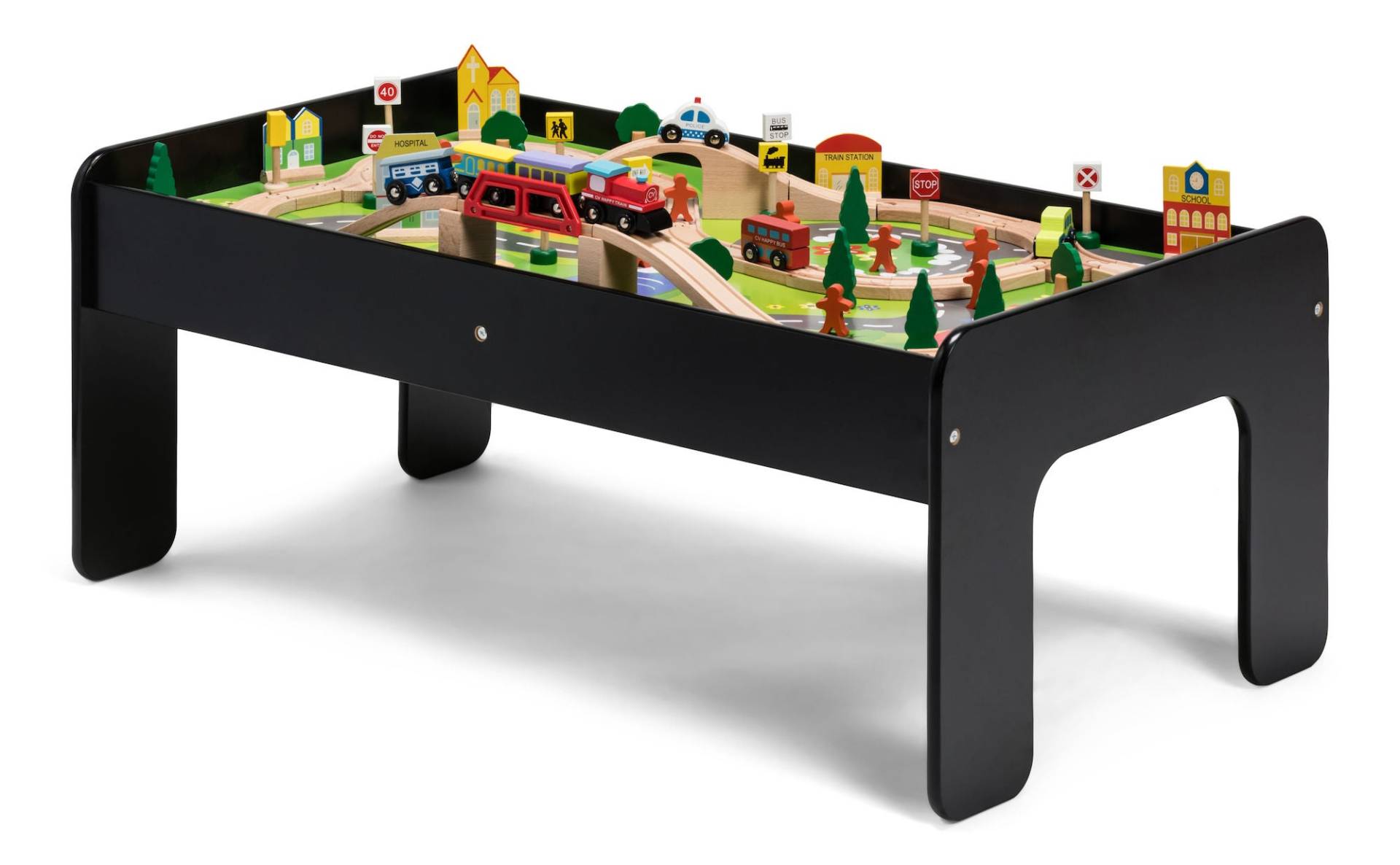 Classic World Zugtisch 90 Teile, Schwarz Classic World Zugtisch 90 Teile, Schwarz von Classic World