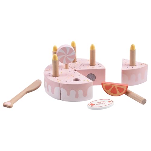 Pretend Play Cake Shop Holzkuchen-Set Mädchen Geschenk 18 Monate | Classic World Bursty Cake | (CL50565) von Classic World