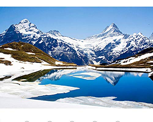 ClassicJP 1000-teilige Stichsägen Schneelandschaft spiegelt Sich in ruhigem See Für Erwachsene Freunde ClassicJP 1000-teilige Stichsägen Schneelandschaft spiegelt Sich in ruhigem See Für Erwachsene Freunde von ClassicJP